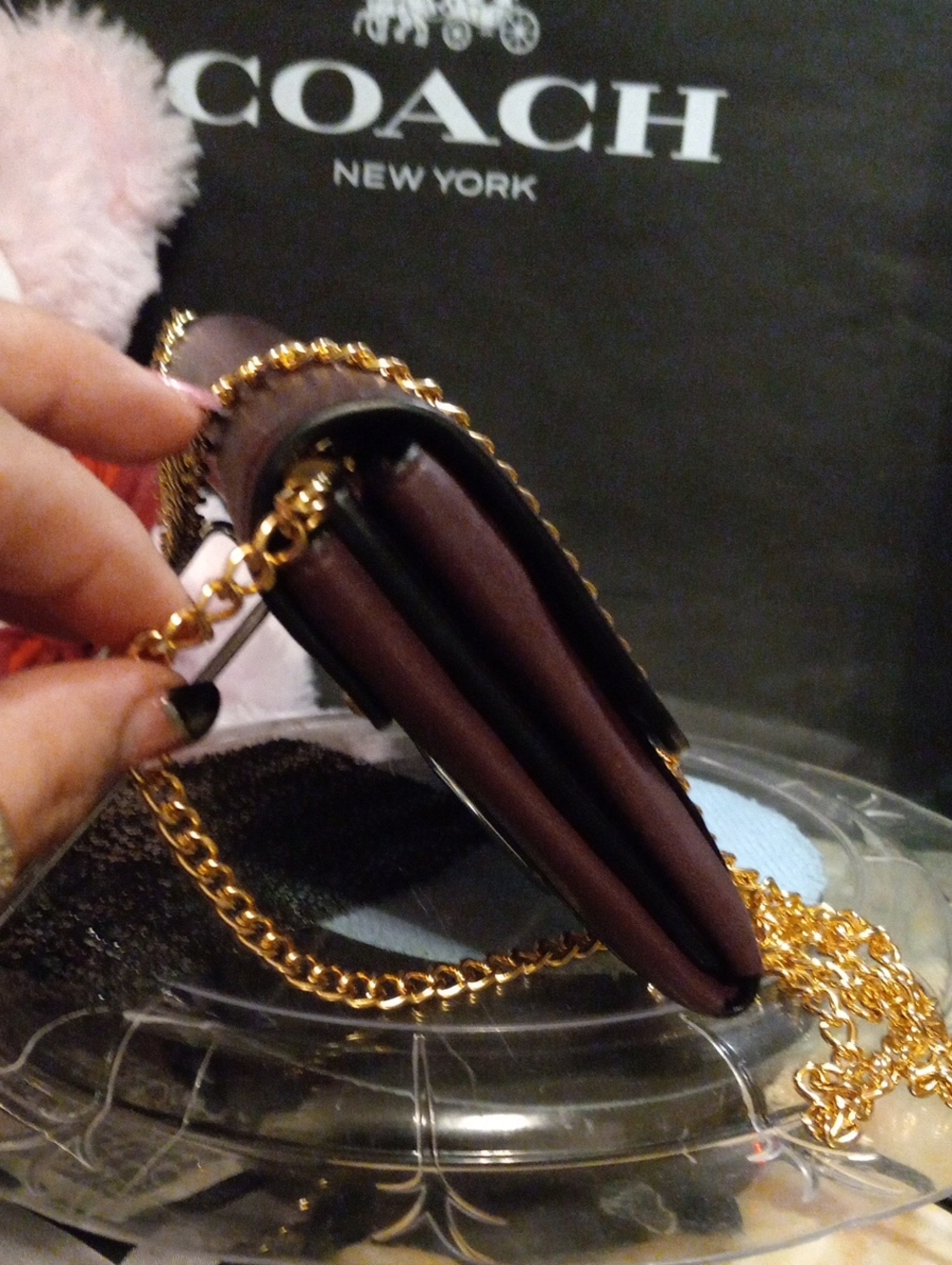 Coach  Drifter Wallet With Chain - Picture 5 of 11